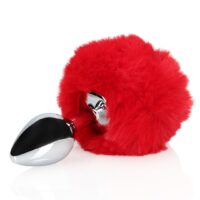 bunny-tail-with-metal-butt-plug-red