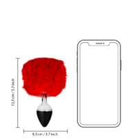 bunny-tail-with-metal-butt-plug-red
