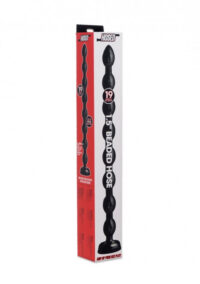fallo-maxi-con-perline-beaded-hose-long-black