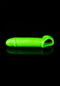 guaina-fallica-smooth-stretchy-penis-sleeve-glow-in-the-dark-neon-green