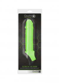 guaina-fallica-smooth-stretchy-penis-sleeve-glow-in-the-dark-neon-green
